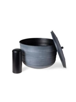 Ribbed Hose Pot With Lid -Gardene Supply Sales 8613332 5804