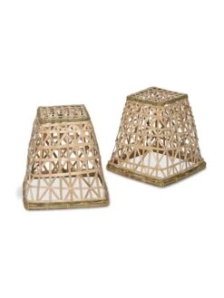 Bamboo Cloche, Set Of 2 -Gardene Supply Sales 8613351 4693