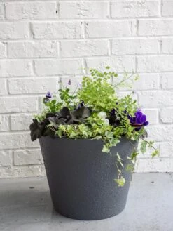Self-Watering FiberStone Planters -Gardene Supply Sales 8613676 8646 self watering fiber clay pot 17 inches