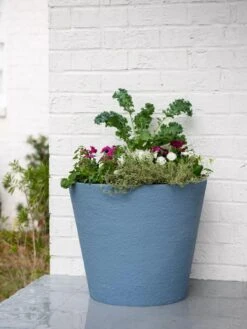Self-Watering FiberStone Planters -Gardene Supply Sales 8613678 8649 self watering fiber clay pot 20 inches