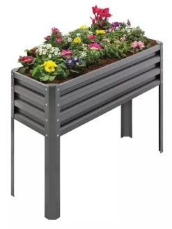 Metal Double Height Raised Garden Bed -Gardene Supply Sales 8613688 01V 3 4