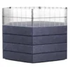 Modular Hexagon Raised Bed Kit With Translucent Panels, 28.5"