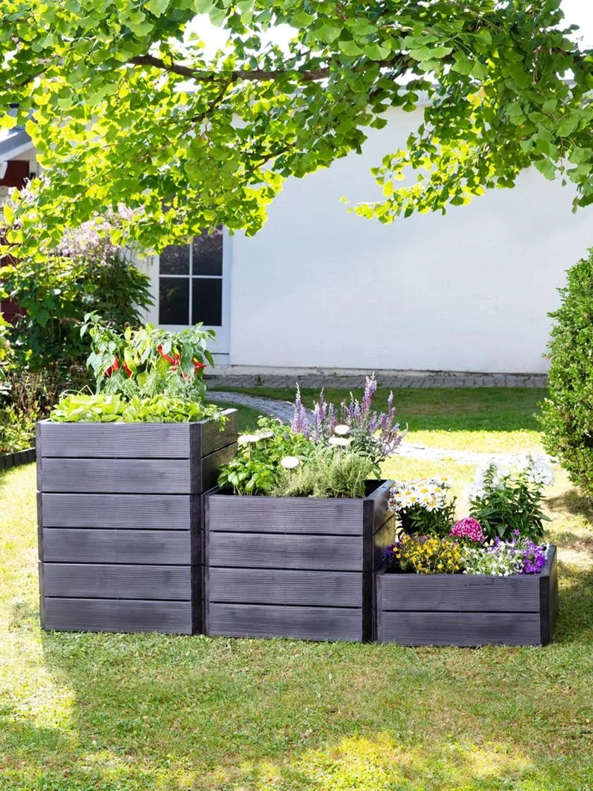 Modular Rectangular Raised Bed Kit Modular Rectangular Raised Bed Kit -Gardene Supply Sales 8614248 03V