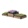 Terraced Triple Garden Bed