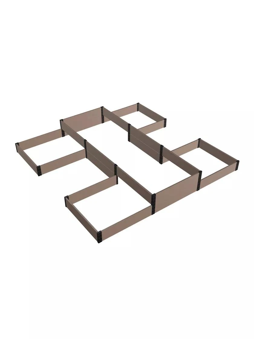 Terraced H-Shape Garden Bed Terraced H-Shape Garden Bed -Gardene Supply Sales 8614260 01V 3 4 terraced h shape garden bed