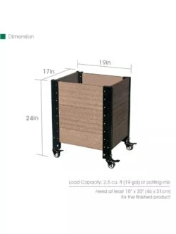 Mobile Deep Root Corner Planter -Gardene Supply Sales 8614266 04V 3 4