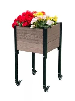 Mobile Elevated Corner Planter -Gardene Supply Sales 8614267 02V