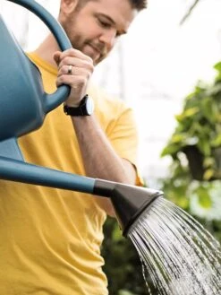 French Blue Watering Can -Gardene Supply Sales ChrisAhrensSquare 0118 tif