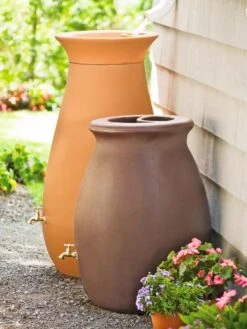 Rainwater Urn, 50 Gallon -Gardene Supply Sales GS38683 02 tif